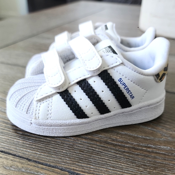 adidas Other - Adidas Originals Superstar Toddler Sneakers Leopard Print Size 4